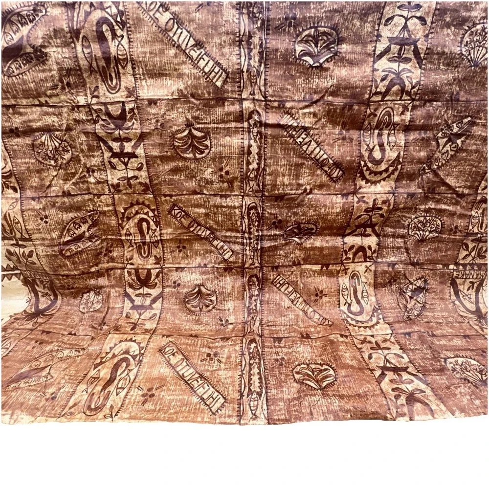 Monumental Egyptian Papyrus Wall Hanging Museum Scale Hieroglyphic Art 13x8ft